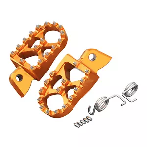Wide Foot Pegs Pedals For KTM 125SX 250 350 450 SX-F 125-530 EXC EXC-F 1998-2015 - Picture 1 of 13