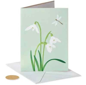 Papyrus Crocus Vellum Sympathy Card Greeting Card - Picture 1 of 2