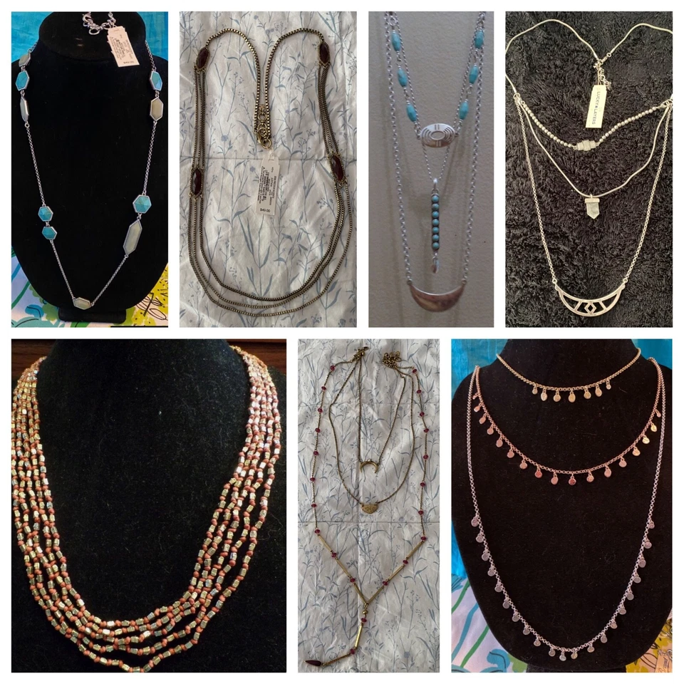 Collares con capas multicadena Lucky Brand elige entre muchos nuevos precio de venta sugerido por el fabricante 39-49 USD Foto 1 de 1