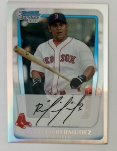 2011 Bowman Chrome Prospects Refractors # BCP59 Ronald Bermudez Red Sox /799 ⚾️