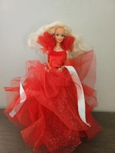 1988 Happy Holidays Christmas Barbie Doll Vintage 1st Edition - Picture 1 of 16