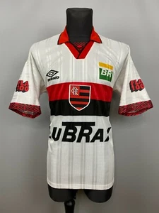 FLAMENGO 1995 1996 AWAY SHIRT BRAZIL FOOTBALL SOCCER JERSEY MENS UMBRO SIZE XL - Picture 1 of 9
