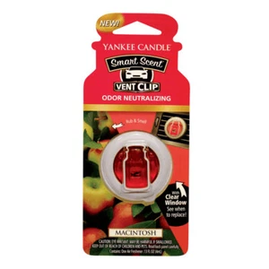 Yankee Candle Smart Scent Vent Clip Car & Home Air Freshener, Macintosh Scent - Picture 1 of 4