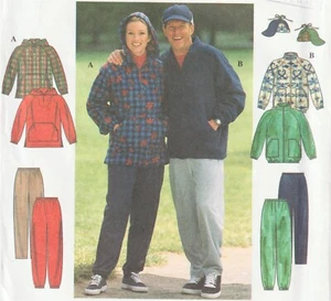 Simplicity Unisex Winter Clothes & Hat Sewing Pattern 7854 UNCUT Sizes XS-M - Picture 1 of 3