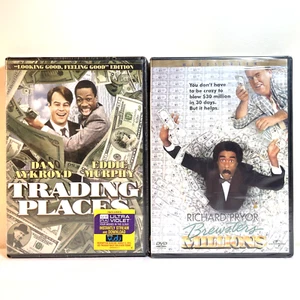 TRADING PLACES /BREWSTER'S MILLIONS (DVD) Eddie Murphy, Richard Pryor Comedy NEW - Picture 1 of 11