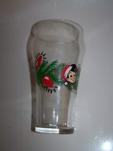 BICCHIERE DA BERE VINTAGE BIG BOY RISTORANTE COCA COLA BABBO NATALE - Foto 1 di 2