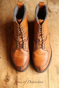 Timberland Boot Company Cuero Marrón Botas para Caminar Zapatos Para Hombre Reino Unido 8.5 EE. UU. 9 W