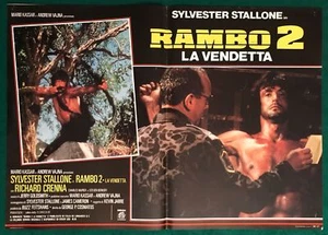 FOTOBUSTA ORIGINALE RAMBO 2 LA VENDETTA SILVESTER STALLONE PRIMA EDIZIONE 1985 - Bild 1 von 1