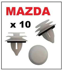 10 x MAZDA Door Card Interior Trim Panel Retainer Clip Fastener with Washer - Picture 1 of 4