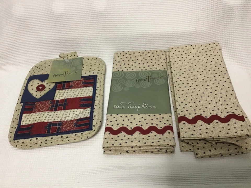 Mitón para olla y 4 servilletas “Home Trends” Foto 1 de 1