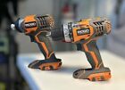 Rigid 18V Impact And Drill R86034vn R86008vn (Barely Tools Only)