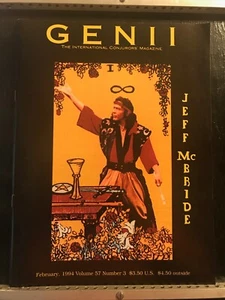 Jeff McBride Genii Magicians' Magazine February 1994 Contents Page Photo - Picture 1 of 3