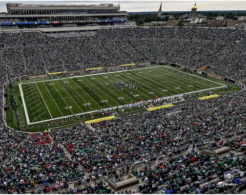 Notre Dame Fighting Irish Unsigned Notre Dame Stadium 11" x 14" Photo - Fanatics Cover
