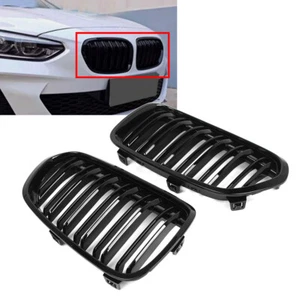 Dual Slat Front Bumper Grille Kidney Grill For BMW 1 Series F52 2016-2021 - Picture 1 of 12