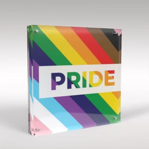 Pride 50p Moneta Acrylicart Display Blocco - Picture 1 of 3
