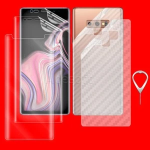 Protector de pantalla frontal + trasero Flim para Samsung Galaxy Note 9 SM-N960U desbloqueado EE. UU. - Imagen 1 de 1