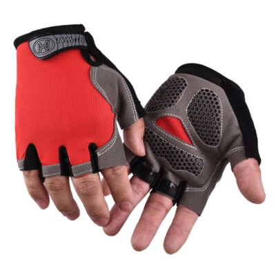 Guantes de ciclismo de medio dedo antideslizantes transpirables sin dedos MTB guantes de ciclismo de carretera Foto 1 de 4