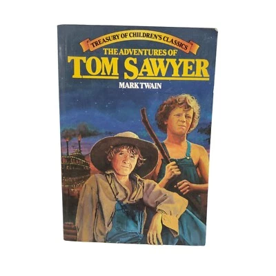 vintage 1983 cathay books the adventures of tom sawyer softcover book - Image 1 of 4