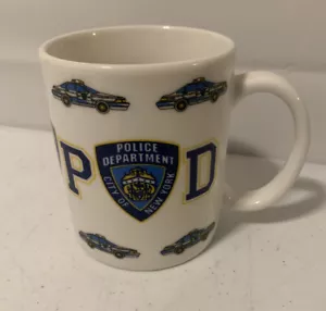NYPD City Of New York Police Dept White Cup Mug 11oz. CO100 - Picture 1 of 6