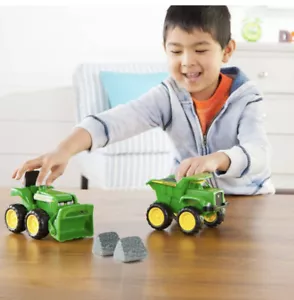 Tomy John Deere Dump Truck and Tractor 6" New - Picture 1 of 5