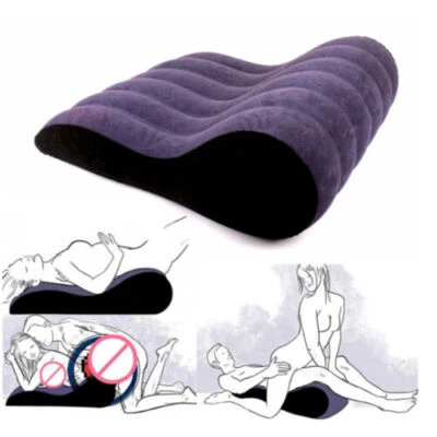 Sex Pillow Wave Wedge Love Aid Game Yoga Sofa Inflatable Love Position Cushion - Image 1 of 4