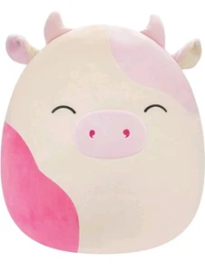 Squishmallows Original 20 Zoll Caedyn cremefarbene Kuh mit rosa Flecken - Bild 1 von 5