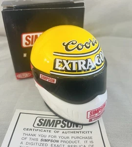 Simpson -Nascar Miniature Helmet Limited 1st Edition Darrel Gwynn - Picture 1 of 5