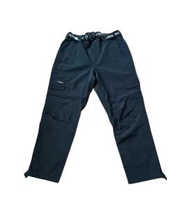 Pantalone tecnico uomo Salty Crew Pinnacle taglia M nero tasche cargo con cintura - Foto 1 di 12