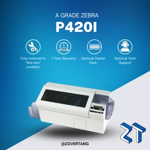 Impresora de insignias de identificación de doble cara Zebra P420i - Imagen 1 de 1
