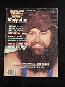 Rivista WWF WWE aprile maggio 1985 Hillbilly Jim Hulk Hogan Piper Albano Windham - Foto 1 di 8