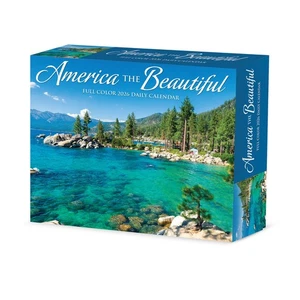 America the Beautiful 2026 5.4" x 6.2" Box Calendar - Picture 1 of 6