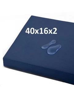 40X16X2 Outdoor Bench Cushion Strengthen Waterproof Seat Cushions High-Density - Picture 1 of 7