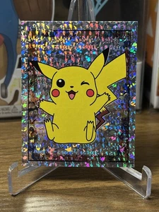 Pokemon Pikachu #S6 Merlin Sticker Serie 1 Topps Holo   - Bild 1 von 2
