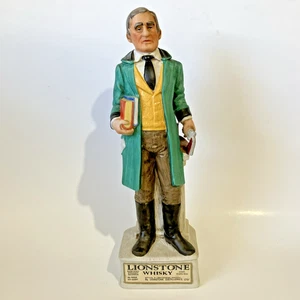 Lionstone Whiskey Decanter Porcelain VTG 14" Circuit Riding Judge 1969 - Picture 1 of 9