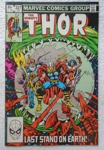 Thor #327 Bronze Age Marvel Comic Book 1983 FN+ - Picture 1 of 2