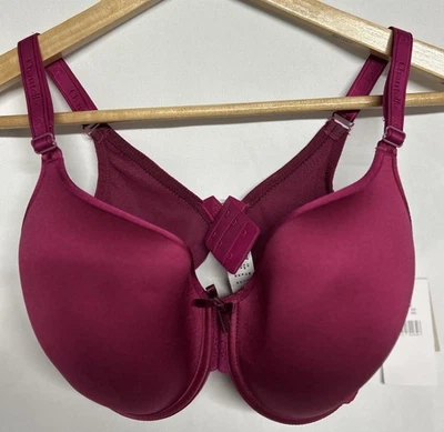 Chantelle C Ideal Plunge Camiseta Sujetador 34DD/Magenta NUEVO Foto 1 de 4