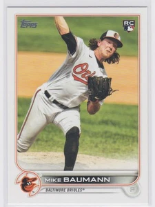 2022 Topps Mike Baumann Rookie Baltimore Orioles #502 - Picture 1 of 2