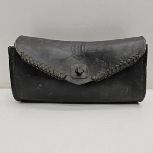 Vintage Harley-Davidson Leder Motorrad Werkzeugtasche Schwarz Logo Sichtbar Klassiker - Bild 1 von 7
