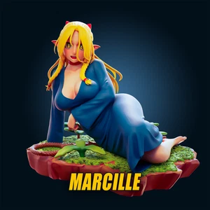 Artist Proof Commission Half Elf Mage Marcille Donato, Delicious Dungeon Fan Art - Picture 1 of 12