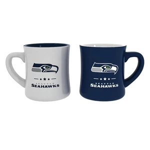 Seattle Seahawks 10oz Ceramic Cup Set, 2pc - Picture 1 of 1