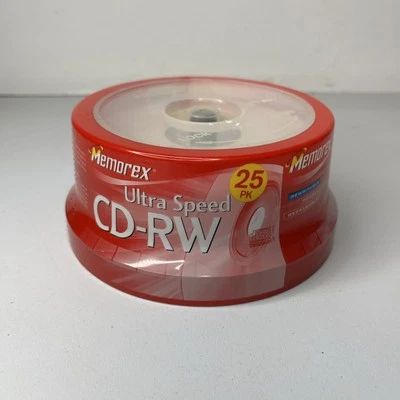 Memorex Ultra High Speed CD-RW 25pk (New/Sealed) - Image 1 of 3