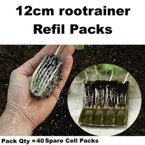 40 x Rootrainer Refill Books 160 Cell 12cm Deep Propagator Root Trainer Haxnicks - Picture 1 of 4