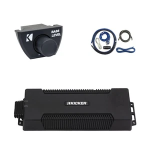Kicker PXA10005 Waterproof 5 Channel 1400 Watt Amplifier w/Kit, Remote - Picture 1 of 5