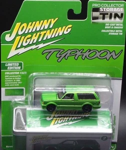 1992 GMC Typhoon Custom HOK Metallic Green with Collector Tin 1/64 Diecast NEW - Picture 1 of 5