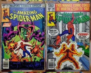 Lot of 2: Amazing Spider-Man #207 VG & #208 VG/FN (Marvel 1980) Both Newsstand - Imagen 1 de 7