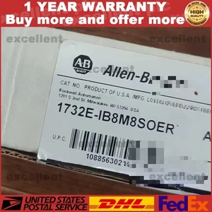 1PC New AB 1732E-IB8M8SOER ArmorBlock EtherNet/IP Input Module US Free Tax - Afbeelding 1 van 4