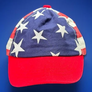 Target Youth/Toddler American Flag Baseball Stretch Hat Patriotic July 4th - Picture 1 of 13