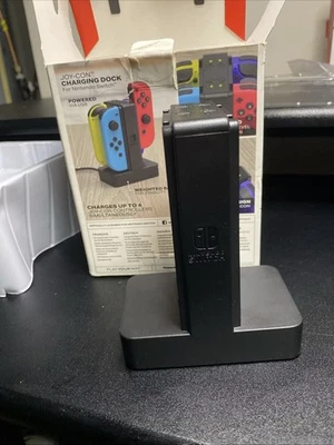Nintendo Switch Joy-Con 4 Controller Charging Dock Station PowerA - Image 1 of 4