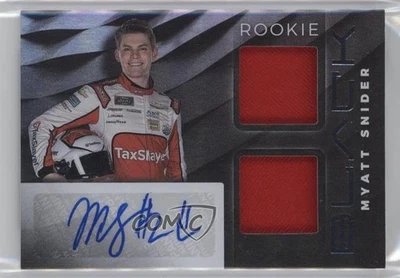 2021 Panini Chronicles Black Rookie Materials Signatures Myatt Snider Auto RC - Image 1 of 2