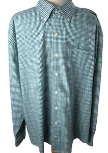 Peter Millar Crown Comfort Button Down Long Sleeve Plaid Shirt Men XXL PGA West - Picture 1 of 6